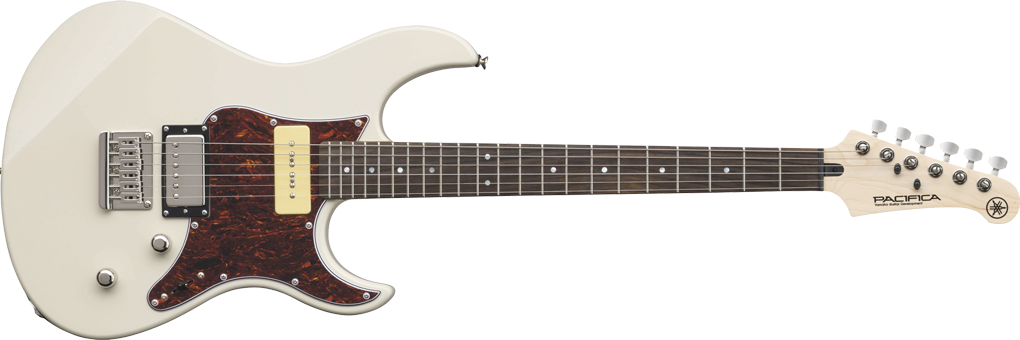 weiße Yamaha-Gitarre